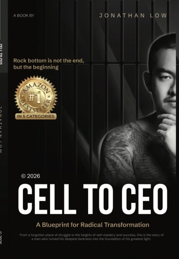 Cell to CEO book cover, an Amazon number one bestseller in six categories